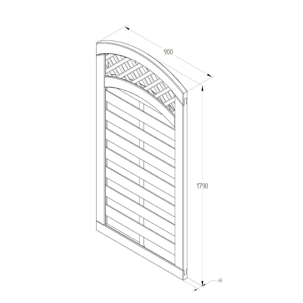 Forest Garden Europa Prague Gate – 6ft 5013053157558 2